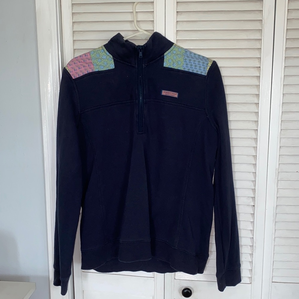vineyard vines patchwork pullover